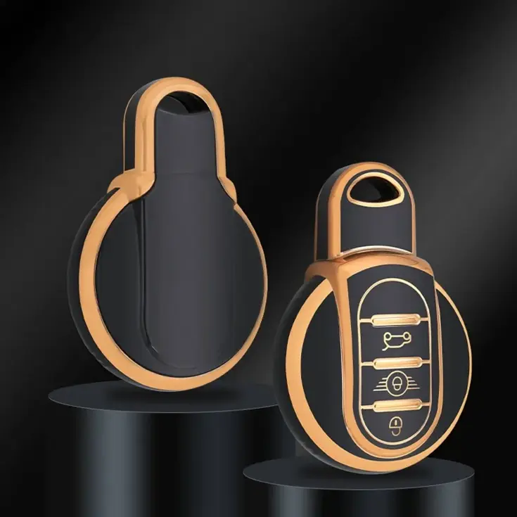 TPU Sleutelhoesje voor Mini goud C3