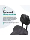 Voltano Fietszadel met Rugleuning