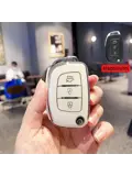 TPU Sleutelhoesje voor Hyundai wit B3