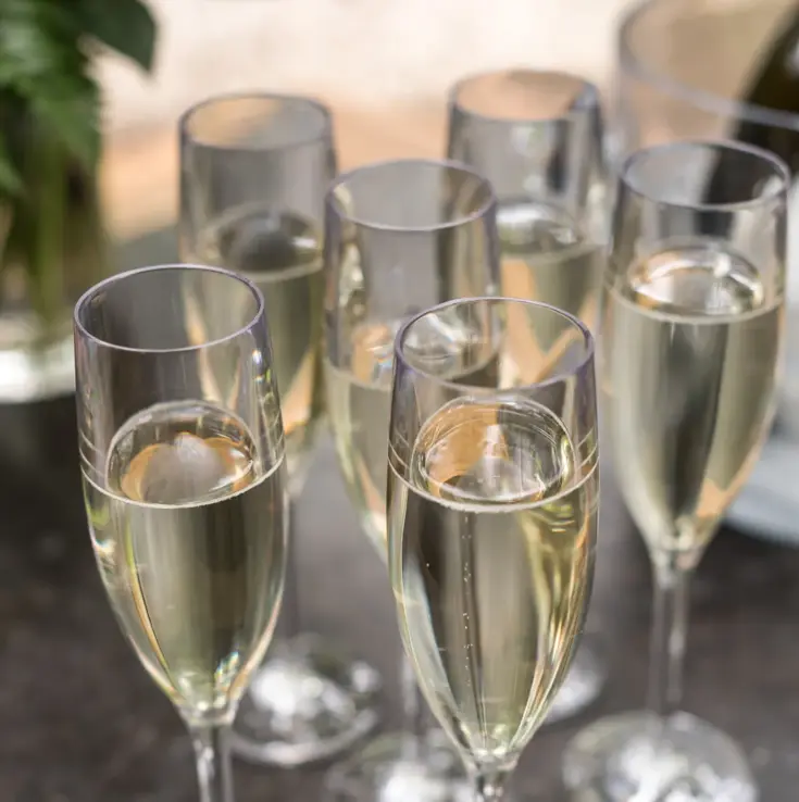 By Caryl - Champagneglazen - 180 ml - 4 stuks