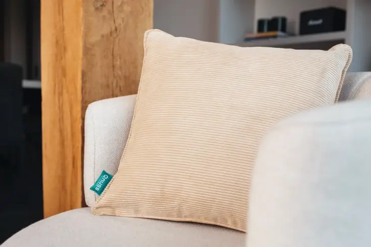 Qnuss Warmtekussen Fluweel 45x45