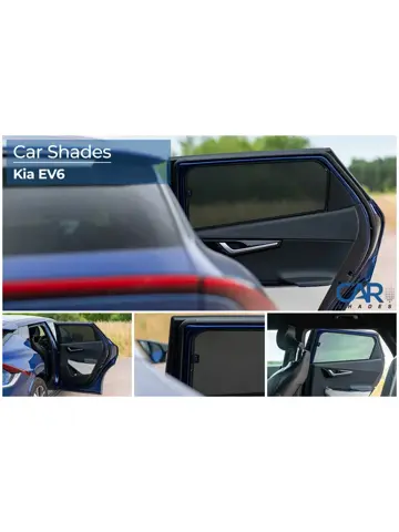 Kia EV6 2021 - Zonneschermen achterportieren - Car Shades