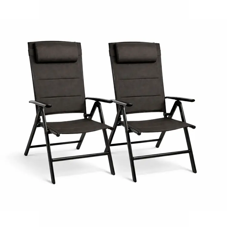 Luma Verstelbare Aluminium Tuinstoelen 2x