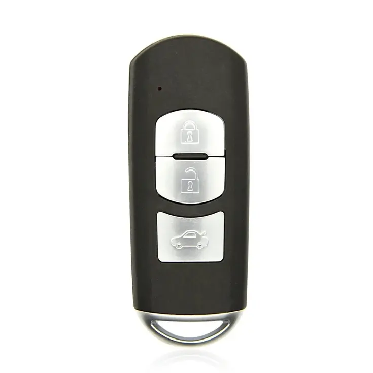 Smart key behuizing 3 knops geschikt voor Mazda