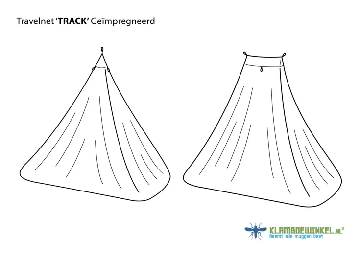 Travelnet reisklamboe TRACK I geïmpregneerd