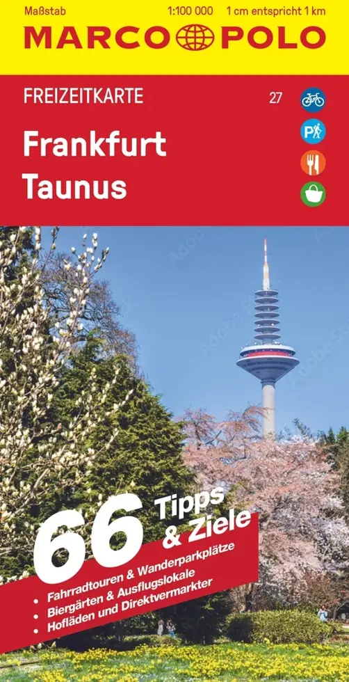 Toeristische kaart FZK 27 Frankfurt - Taunus