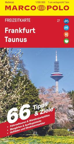 Toeristische kaart FZK 27 Frankfurt - Taunus