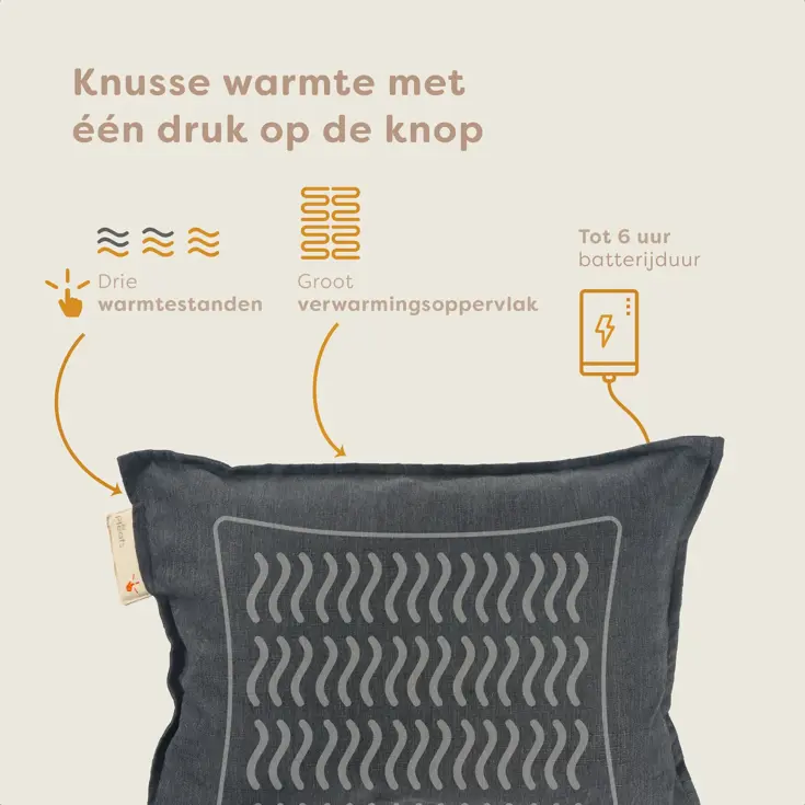 Pleafs Warmtekussen 45x60cm Outdoor