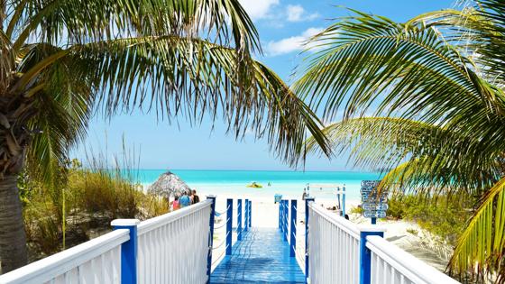 Strand op Cayo Blanco