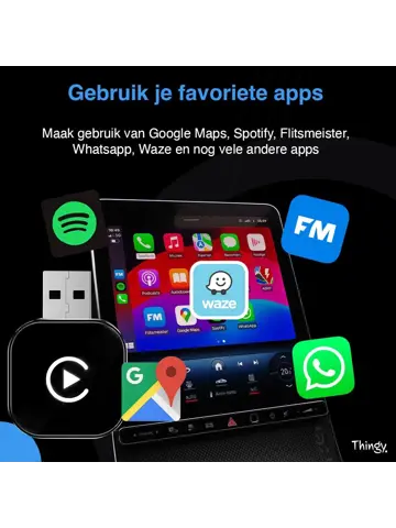 Mini 2-in-1 CarPlay & Android Auto Dongle