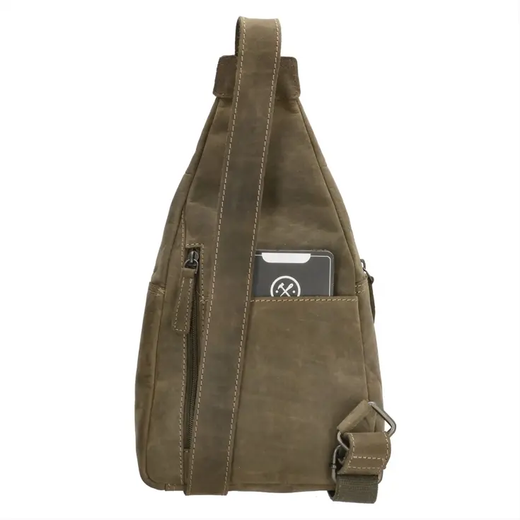 Idaho - Schoudertas / Slingbag - Leer