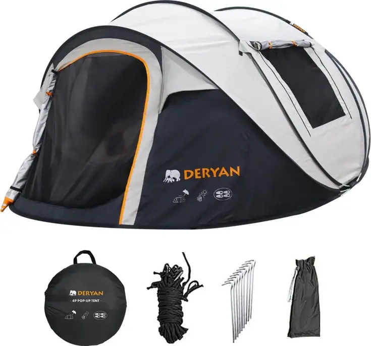 Luxe Pop Up Tent - 4 persoons - 2000MM waterkolom