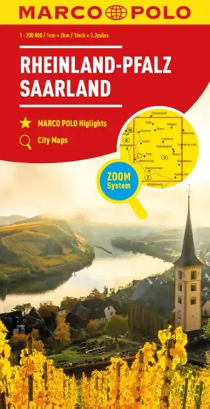 Marco Polo wegenkaart 10 Rheinland-Pfalz