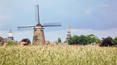 An old mill near the village of Ootmarsum, in the region of Twente, The Netherlands.
