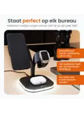 Draadloos Qi Oplaadstation 5-in-1 - 15W Snellader