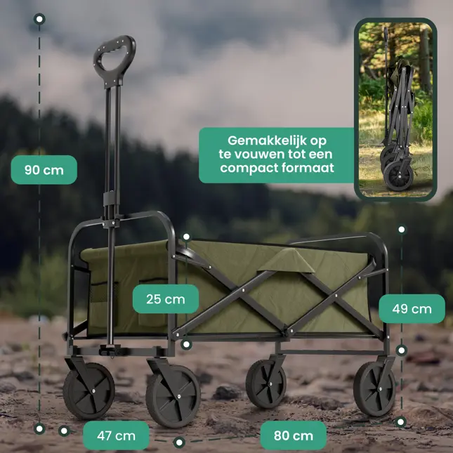 Bolderkar Opvouwbaar