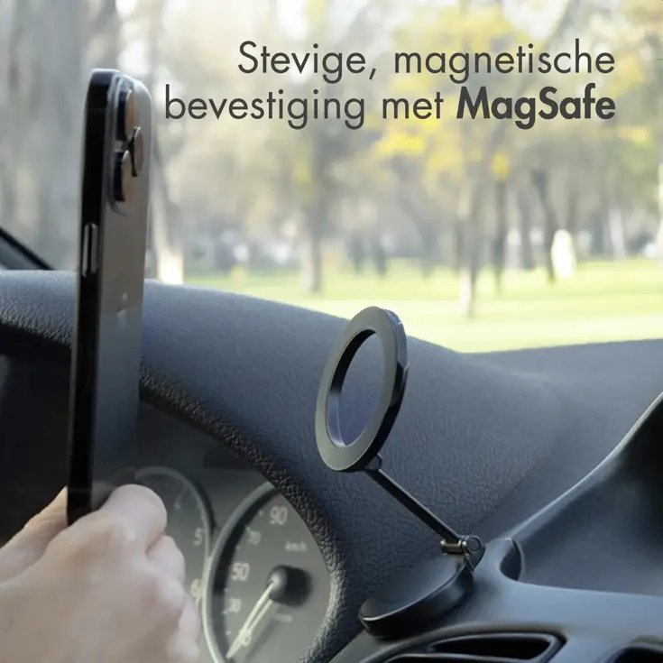 MagSafe Telefoonhouder Dashboard - Zwart