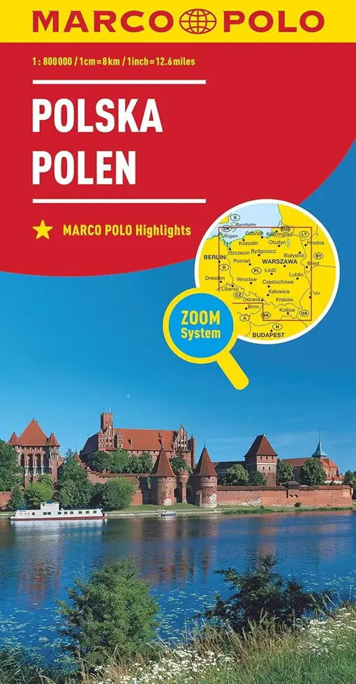 Wegenkaart Polen