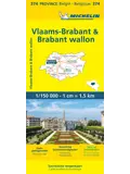 Wegenkaart Local 374 Vlaams-Brabant
