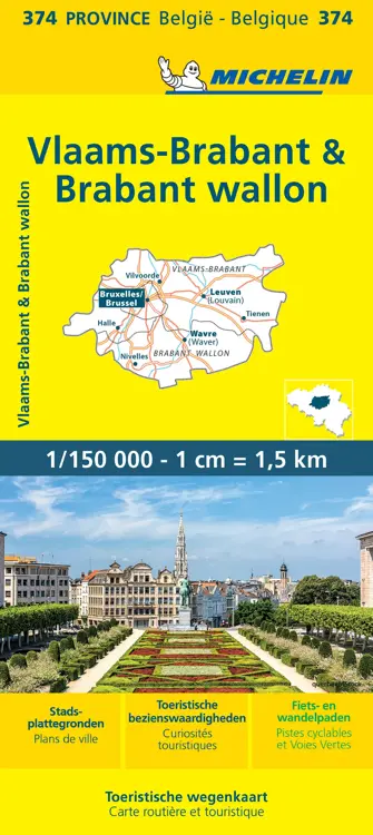 Wegenkaart Local 374 Vlaams-Brabant