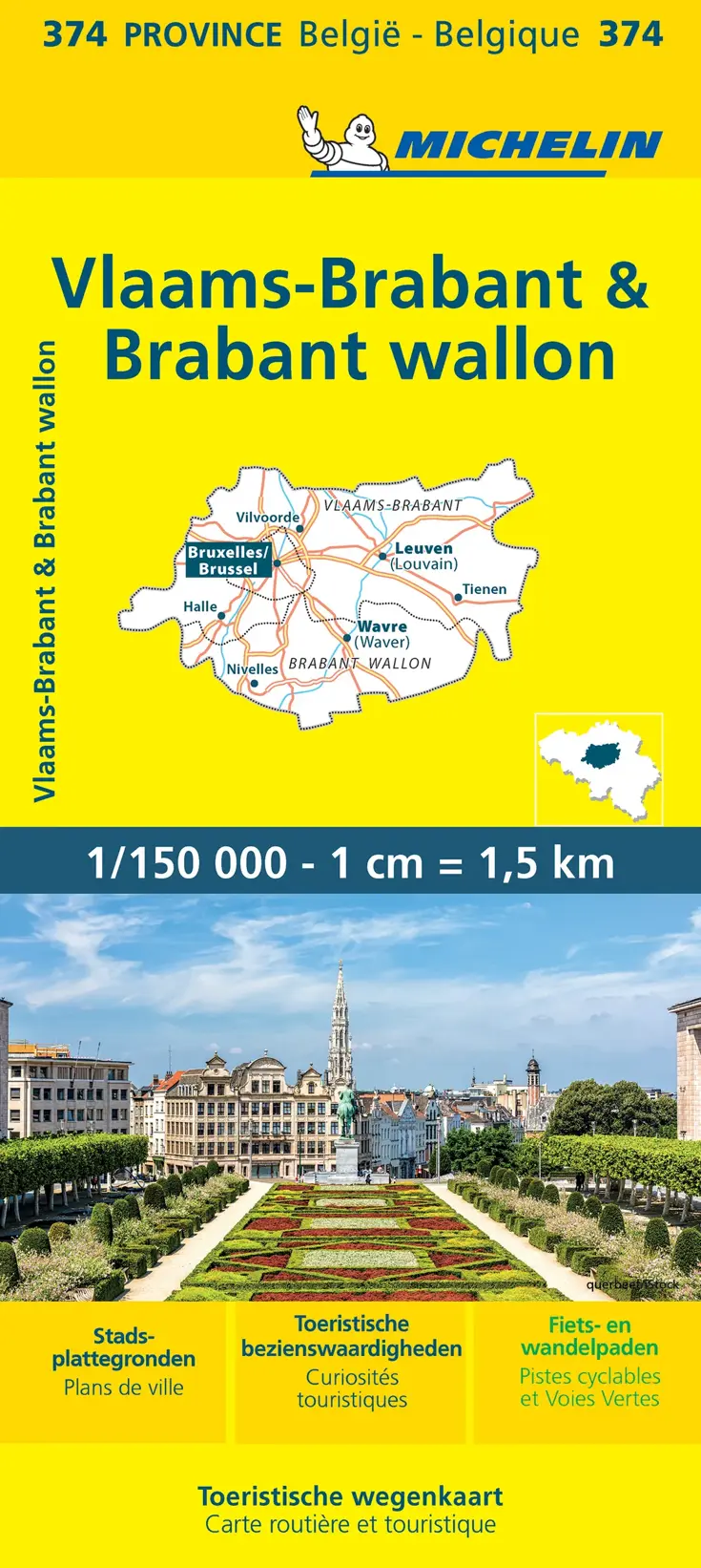 Wegenkaart Local 374 Vlaams-Brabant