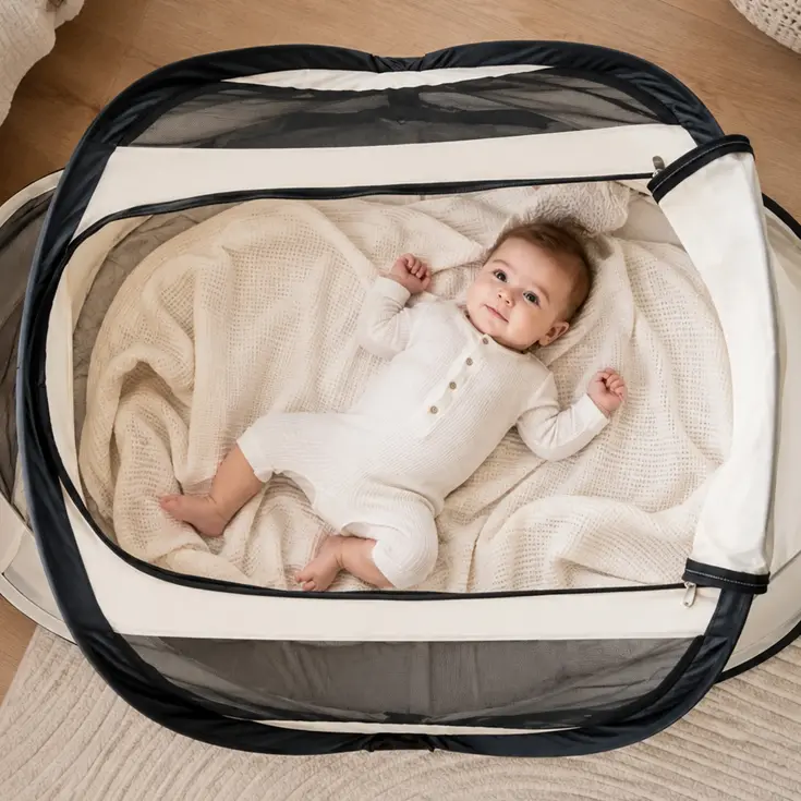 BabyBox Campingbedje - baby tentje - 50% UV