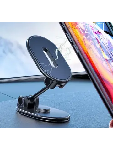 Magnetische Houder - Dashboad + Ruit - Zwart