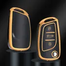 Dutch Shield Sleutelhoesje  Citroën goud C3