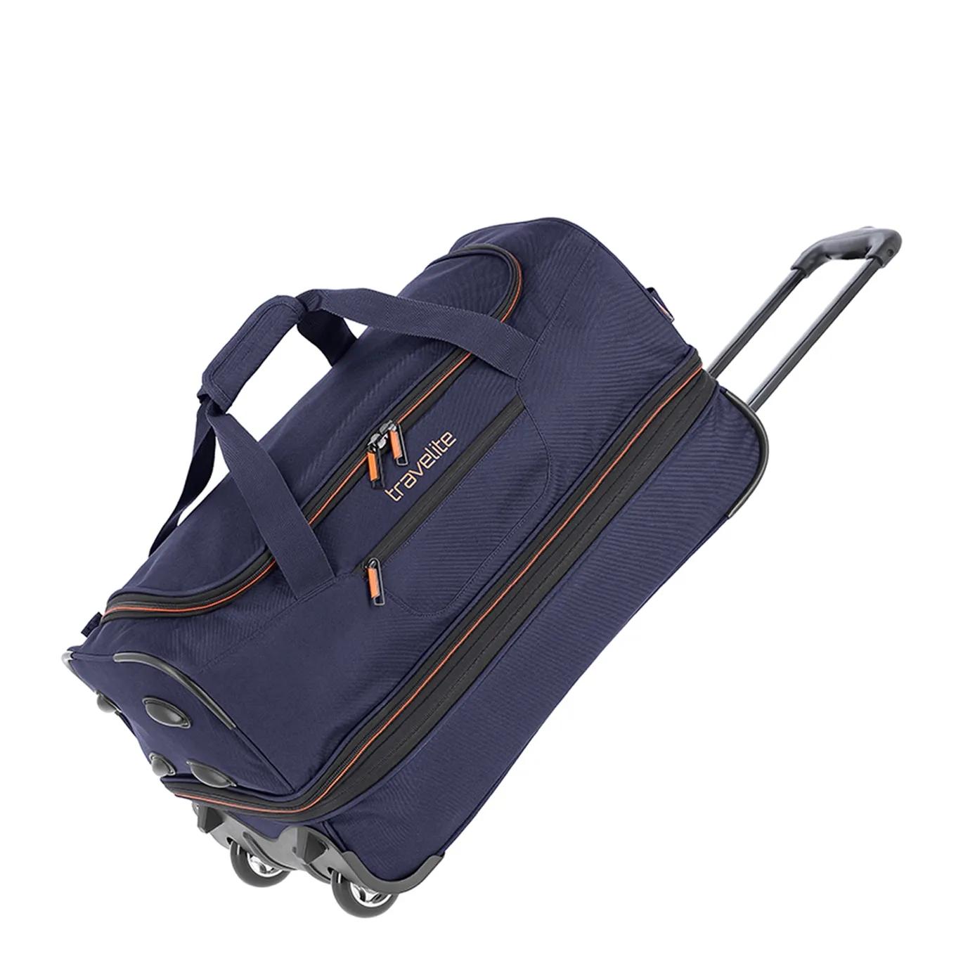 Travelite  wheeled duffle 55 expandable marine  Blauw main product image