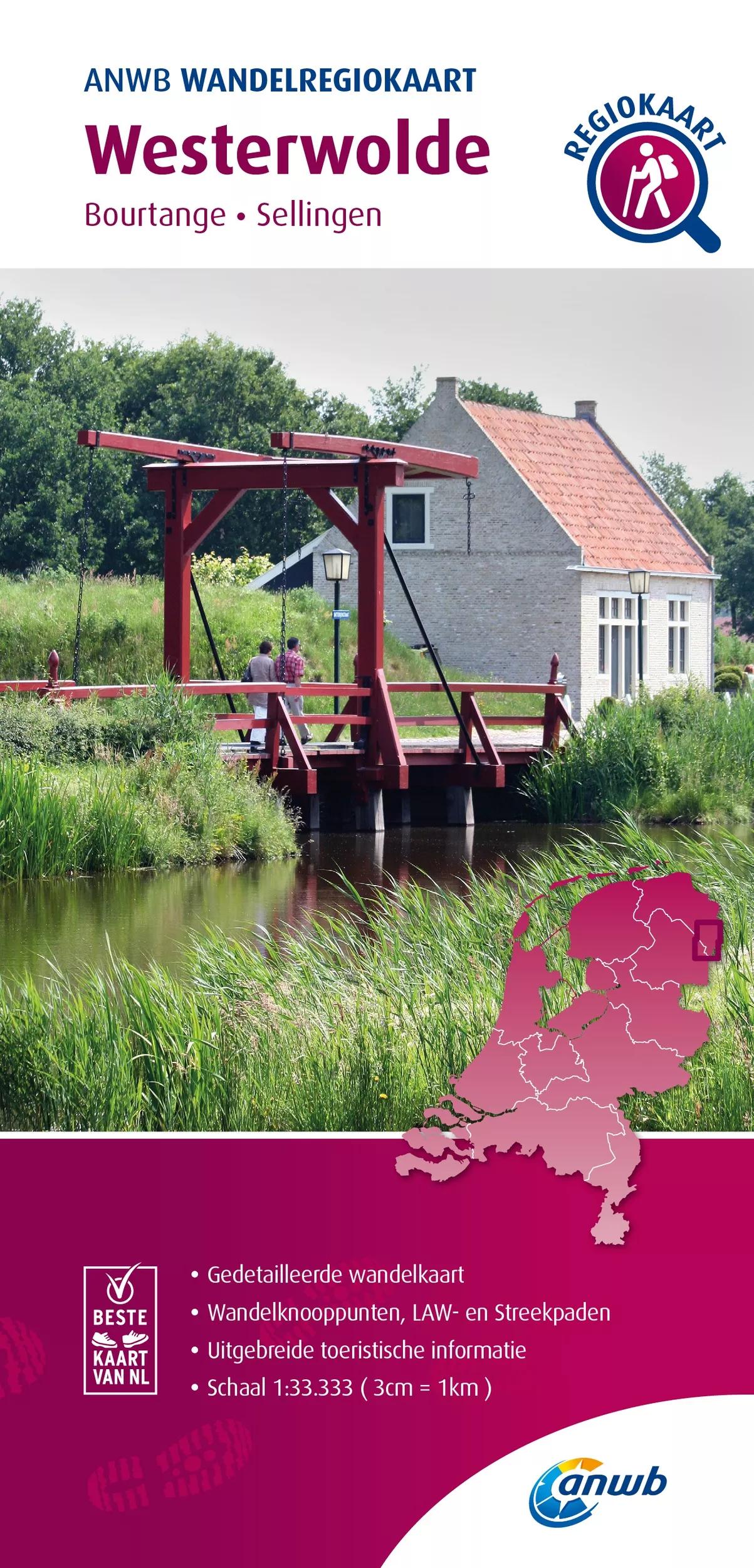 ANWB  Wandelkaart Westerwolde main product image