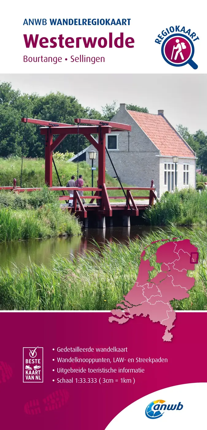 ANWB Wandelkaart Westerwolde