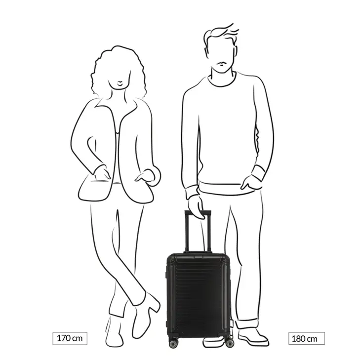 Next 2.0 Aluminium 4W Trolley S  | 39 L