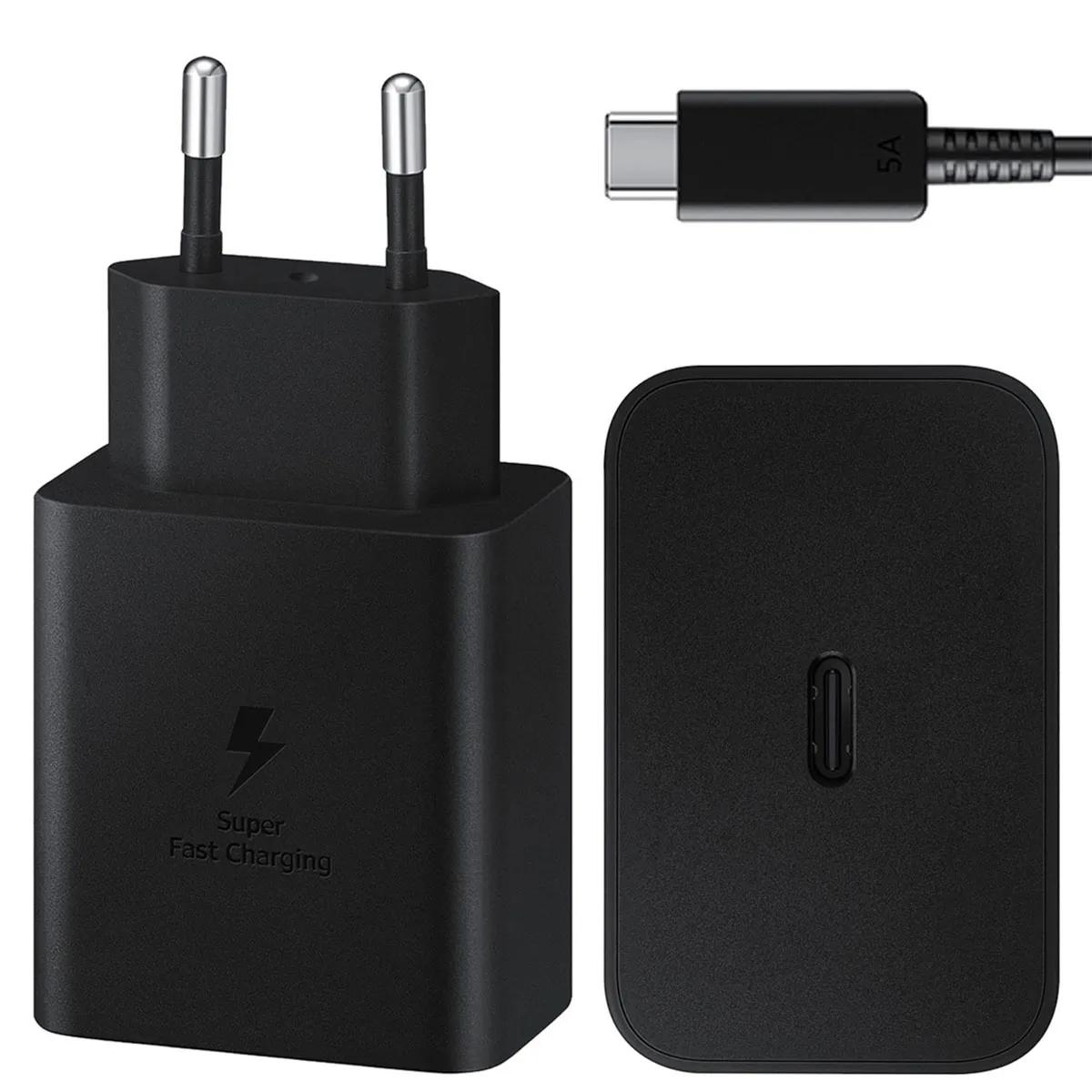 Samsung  fast charge adapter met USB-C kabel  Zwart main product image