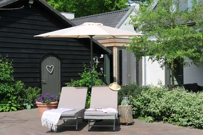 Parasol Luxe 8-ribs - Ø 300cm - ecru