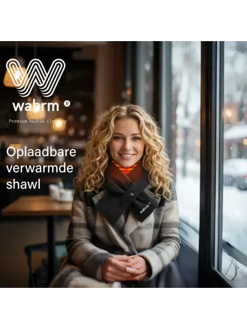 Oplaadbare verwarmende shawl - drie standen