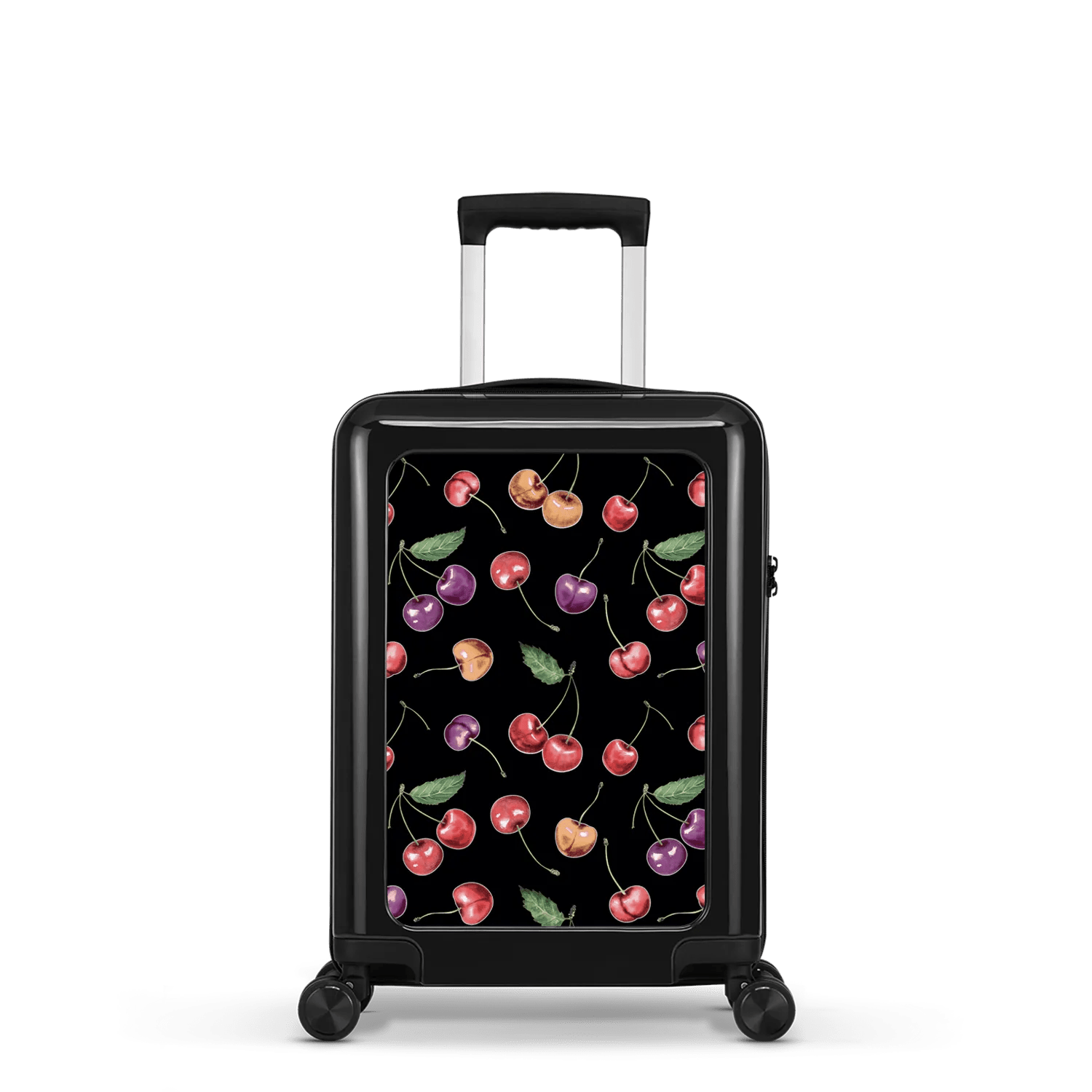 Stickercase  Cherry Carnival  Handbagage Koffer  54cm  GitZwart
