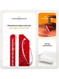 Aluminium kofferlabels – 4 stuks – Rood