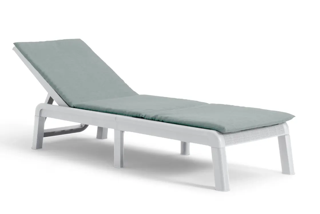 Mallorca Ligbed Wit - 187.5x58x29cm
