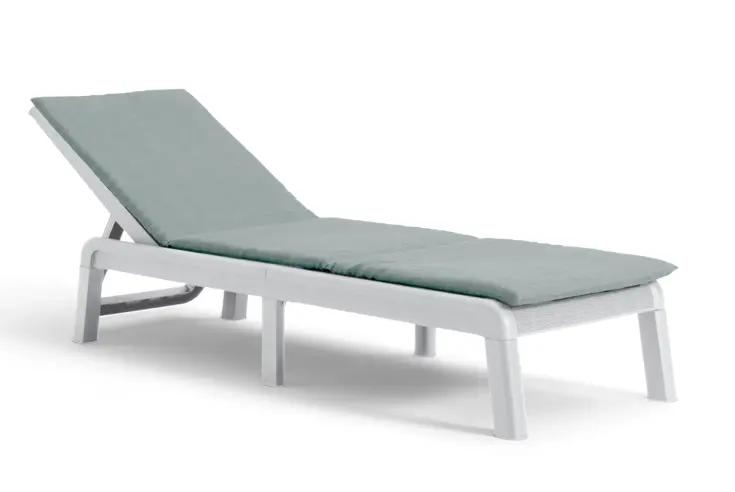 Mallorca Ligbed Wit - 187.5x58x29cm