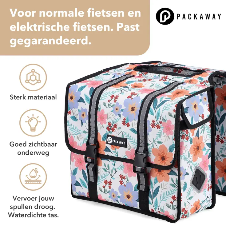Dubbele Fietstassen 36L
