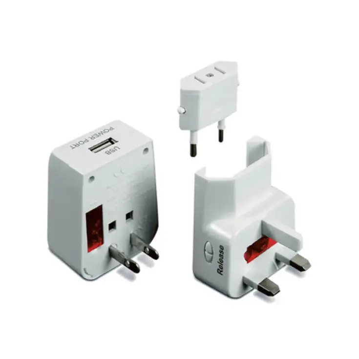 Universele Reisadapter met USB-Poorten