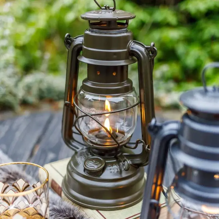 Feuerhand Stormlamp Olijf Groen
