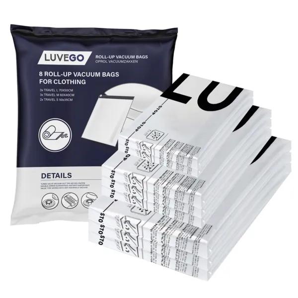 Luvego   Oprolzakken Reiszakken  8-pack