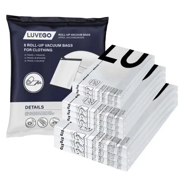 Luvego - Oprolzakken Reiszakken - 8-pack