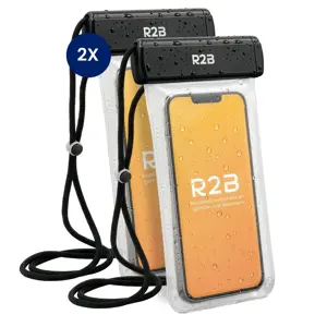 Waterdicht Telefoonhoesje met Koord 2x