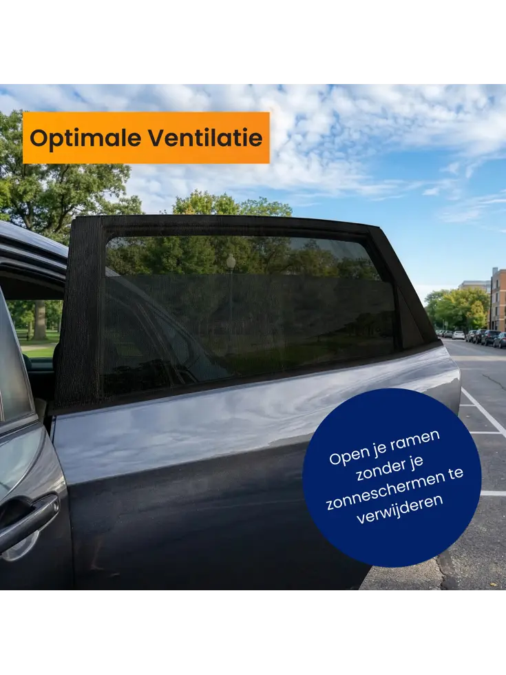Zonnescherm Auto Zijruit - Set van 2