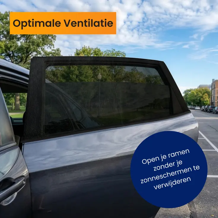 Zonnescherm Auto Zijruit - Set van 2