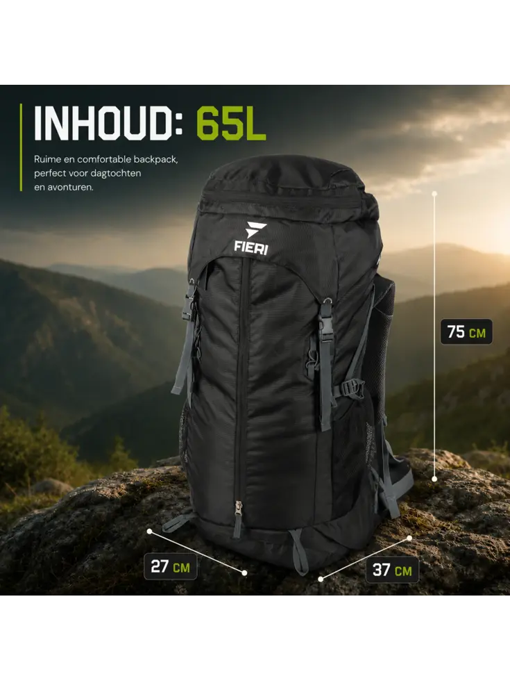Rugzak TRK Venture - 65l - Waterafstotend