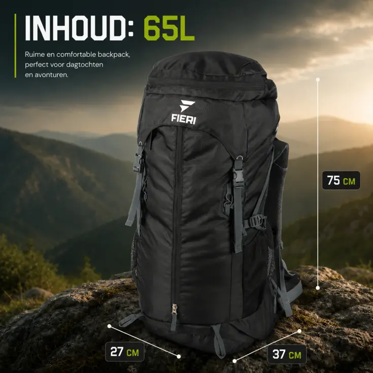 Rugzak TRK Venture - 65l - Waterafstotend
