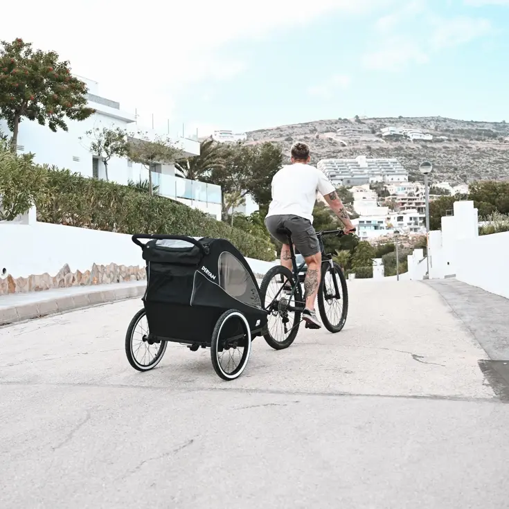 Luxe Fietskar - 3-in-1 model - Hardloopkinderwagen